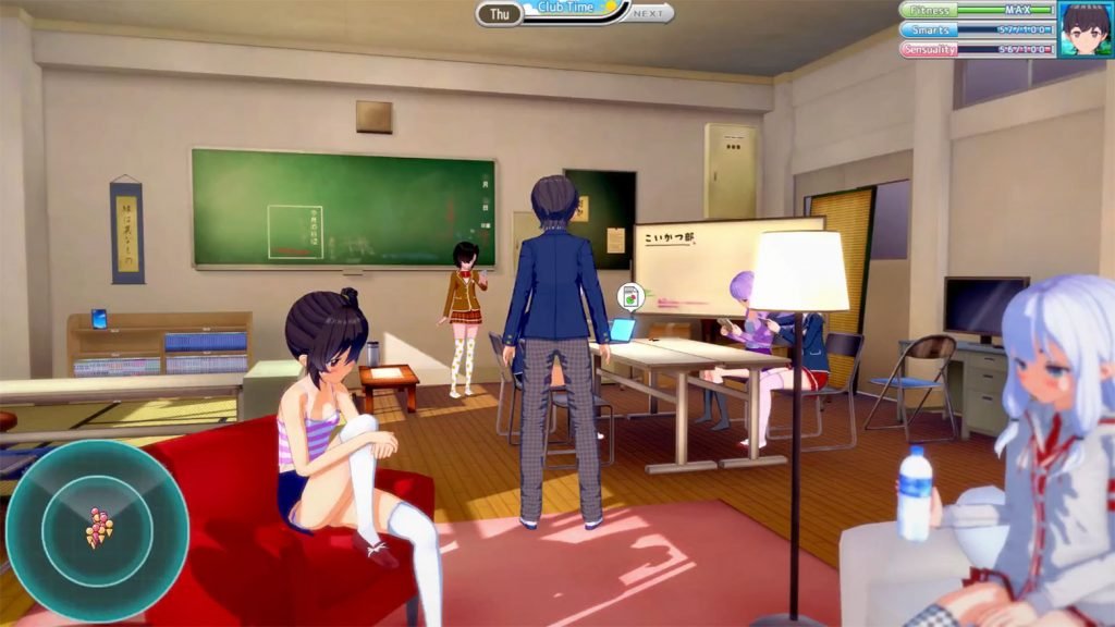 3D Japanese school dating club