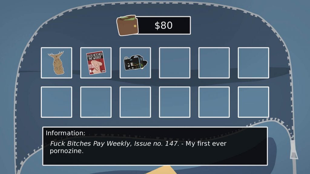 inventory system in a video game
