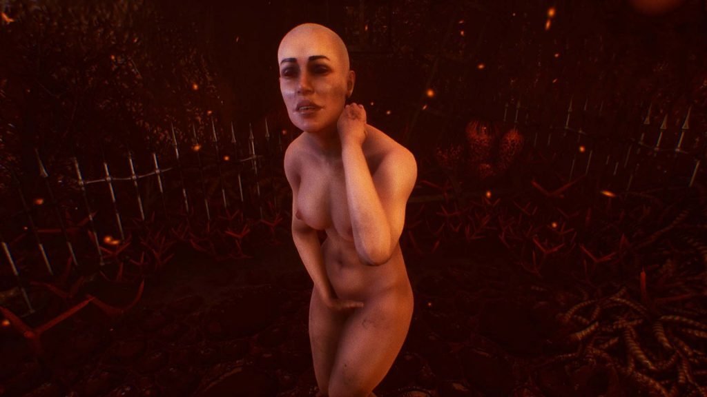 Naked Female in Hell