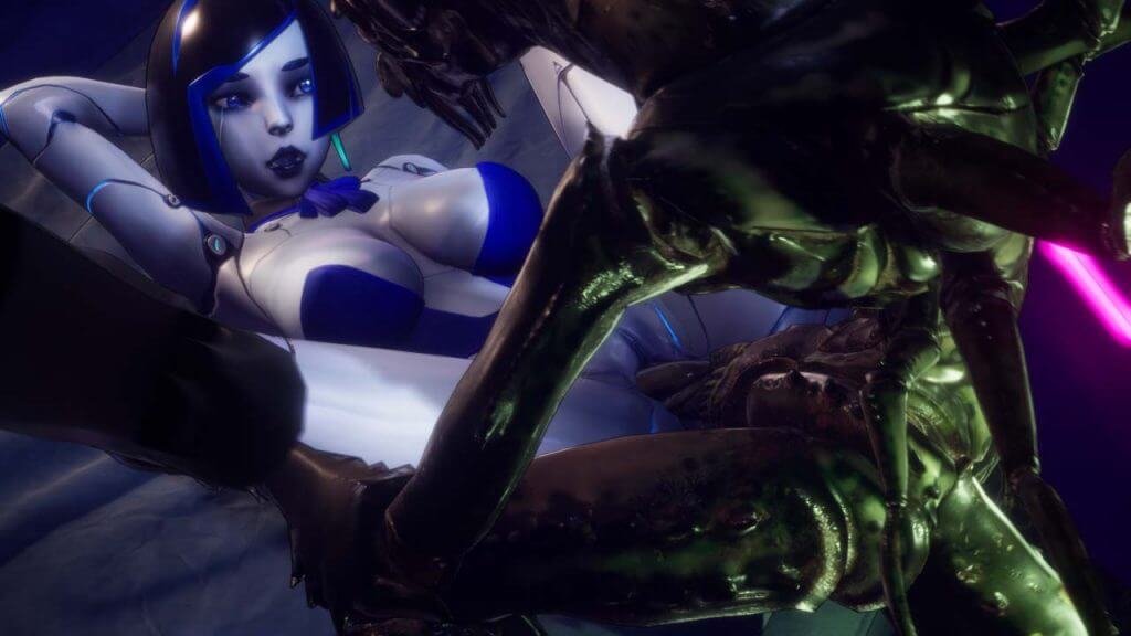 Sexy robot getting fucked by alien in Subverse