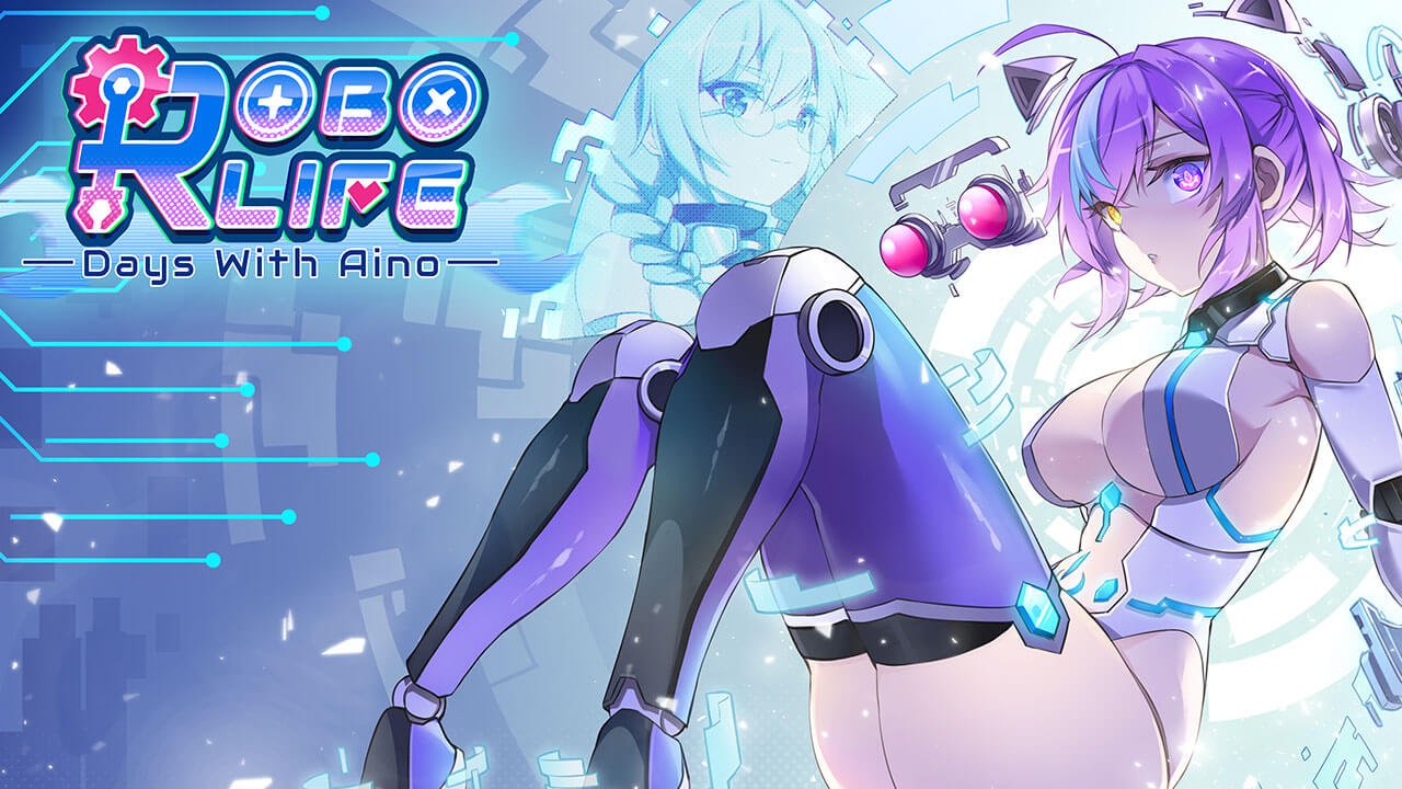 Sexy android anime girl from Robolife-Days with Aino
