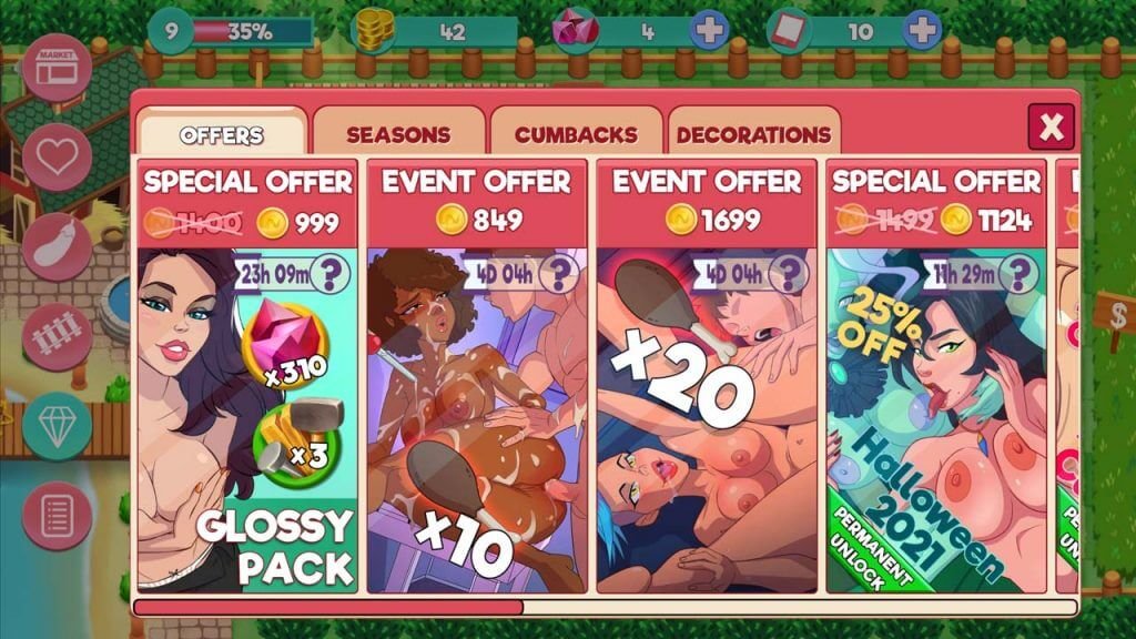 Booty Farm In-Game Shop