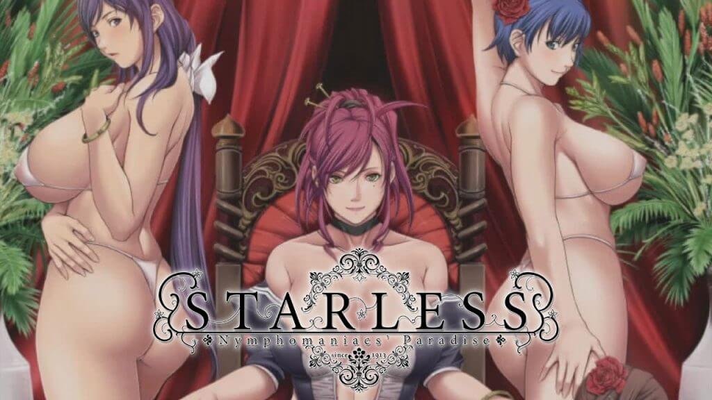 Starless game cover art featuring sexy half naked mature women