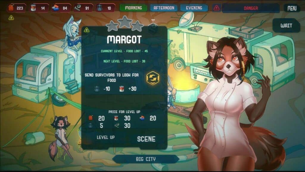 Sexy fox furry girl educating on gameplay