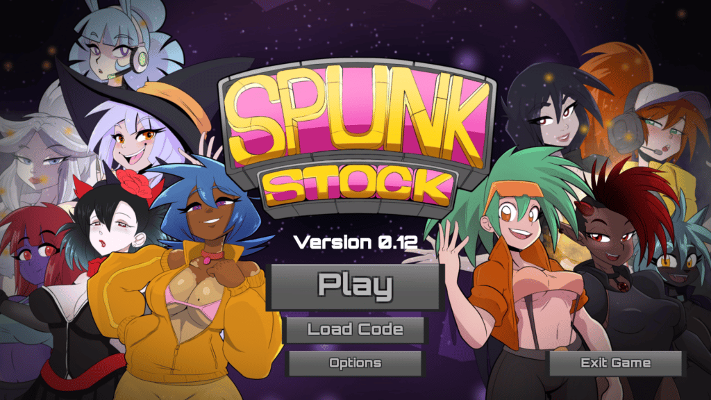 SpunkStock main menu screen